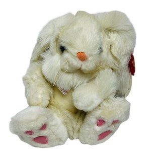 Simple Soft Collection Keel Toy Cream Fawn Fluffy  Bunny Rabbit 9”